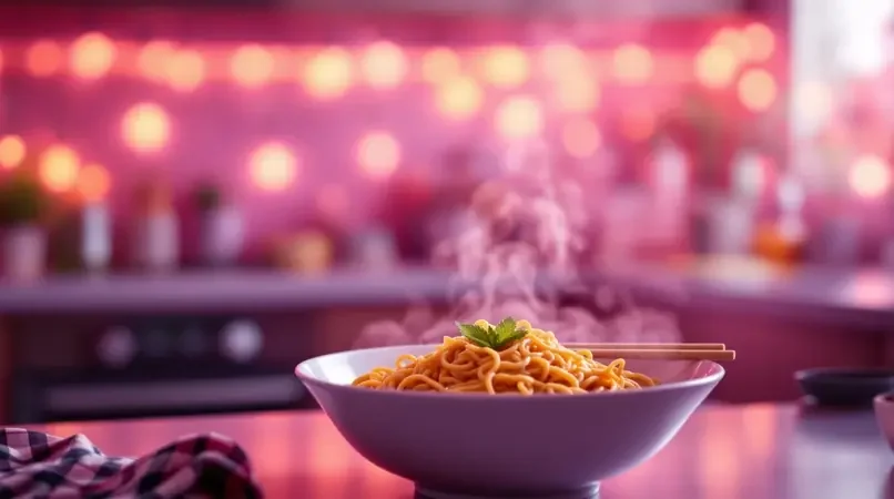 深夜食堂探店：藏在巷子里的治愈系拉面 - 做暧视频美食探店内容封面